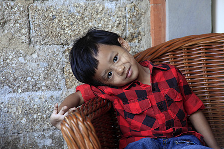 亚洲男孩青年眼睛孩子幼儿园小学生棕色童年快乐幸福头发图片