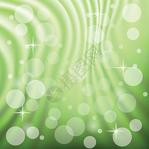 抽象的绿色波背景图片