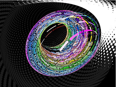 矢量多彩的旋转涡流墙纸光谱运动艺术圆形隧道插图圆圈条纹图片