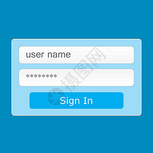 清洁成员登录设计插件Name窗户圆形白色网络空白按钮蓝色网站用户密码图片
