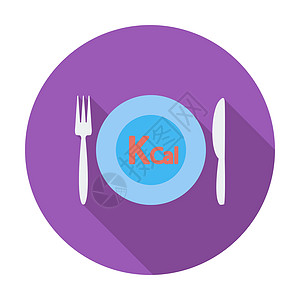 饮食概念餐厅插图保健卫生生活方式打印午餐餐具盘子减肥图片