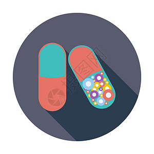 药片图标蓝色卫生处方物质药店药剂插图剂量解决方案用药图片