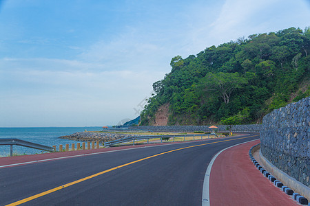 山中的道路地平线旅游山脉运输爬坡场景城市海滩假期旅行图片