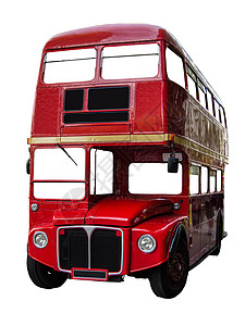 孤立的伦敦公交车图片