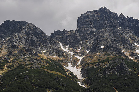 波兰的山地景观天空旅游抛光岩石风景公园旅行国家蓝色爬坡图片