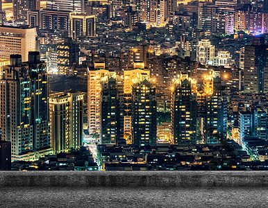 台北市之夜房子商业场景地面城市材料阳台风景天际公寓图片