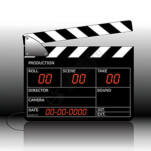 挂板板节日运动电影摄影工作室白色粉笔黑板记板导演背景图片