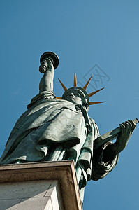 巴黎自由地位组织巴黎旅游雕像青铜旅行博物馆自由雕塑背景图片