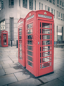 电话箱红色地标电话王国电话亭图片