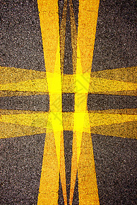 交通线路路面指导通道车道驾驶条纹黑色边界黄色街道图片