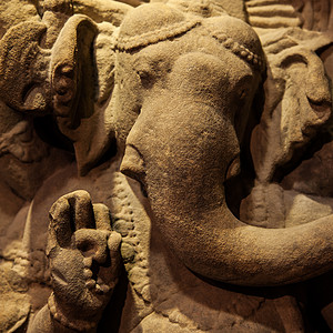 加纳偶像数字雕像宗教荣誉石头上帝文化繁荣艺术图片