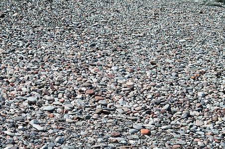 海滩石头岩石海岸大妈卵石图片