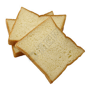 白皮上孤立的切片面包蜂蜜谷物早餐厨房面粉化合物棕色批量粮食工作室脆皮图片