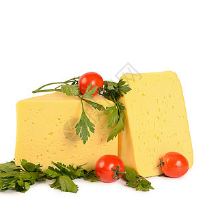 白色背景的奶酪被分离出来产品牛奶奶制品早餐烹饪食物食品生活小吃美食图片
