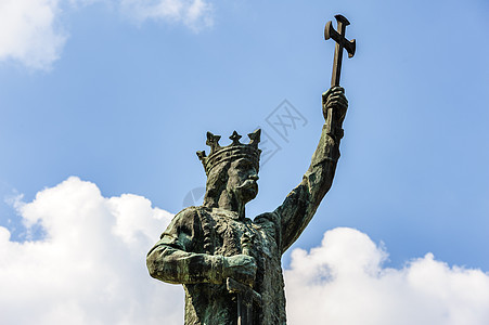 摩尔多瓦基希讷乌纪念碑城市旅行地标王子雕塑纪念碑国家指挥官婴儿雕像图片