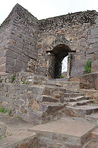 印度海得拉巴废墟酸橙建筑学石头城市堡垒城堡大亨全景图片