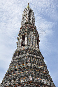 泰国曼谷Wat Arun高棉语城市佛教徒宝塔宗教建筑地标景观寺庙建筑学图片