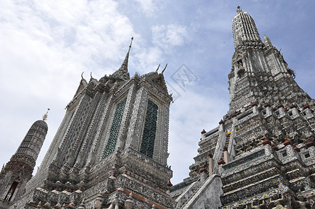 泰国曼谷Wat Arun首都寺庙景观高棉语建筑天际旅游地标宗教佛教徒图片