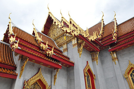 泰国曼谷泰国曼谷建筑学寺庙艺术地标天空教会机器人奢华佛教徒蓝色图片