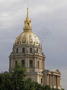 巴黎的残疾人遗产石头游客历史旅游历史性庭院首都城市教会图片