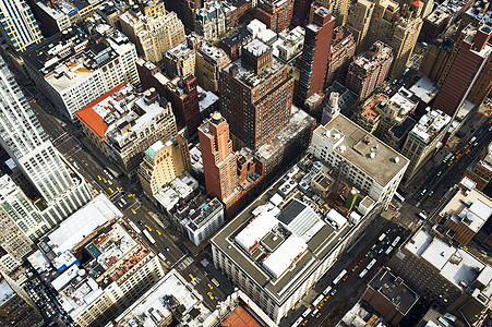 从帝国大厦到曼哈顿的市景观地标建筑学城市天际天线帝国摩天大楼市中心场景建筑图片