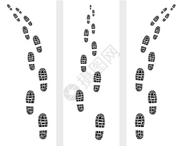 鞋印烙印犯罪行为技术背景墨水脚步安全痕迹打印插图图片