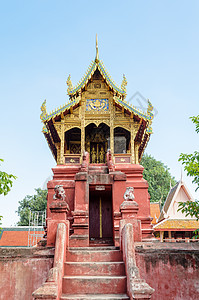 庙Wat Phrra的Triptaka档案馆图片