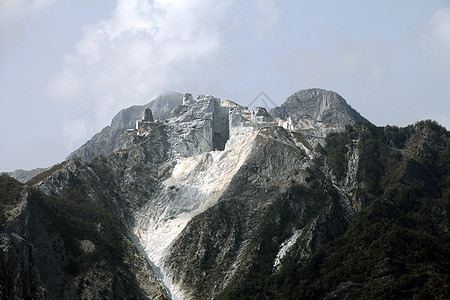 大理石场  阿普安阿尔卑斯山建造矿物材料工作山脉地区矿业艺术工人岩石图片