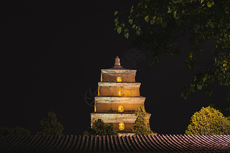 红烧老鹅大野鹅塔原住民文化建筑学宝塔地方灯光设备背景