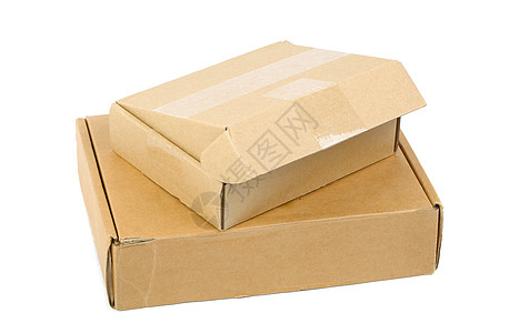 纸板盒仓库棕色展示运输纸板白色货物船运送货纸盒图片
