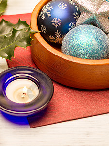 圣诞节时间配件邀请函火树灯笼装饰装饰品卡片木头枝条餐桌图片