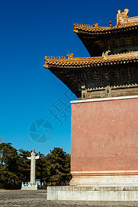 古中国清x轴建筑结构外观黄色历史场景宗教文化住民皇帝框架商业背景图片