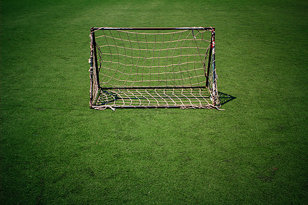 足球目标净值公园校园绿色操场游戏场地塑料体育场地面运动背景图片