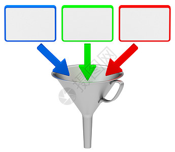 收藏集权漏斗商业压缩图片