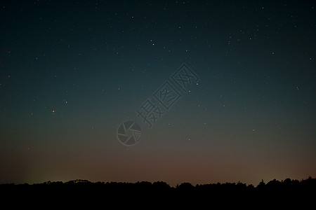 圣彼得湾上空的夜空天文学苍穹天文地平线星空天空极光星光发光宇宙图片