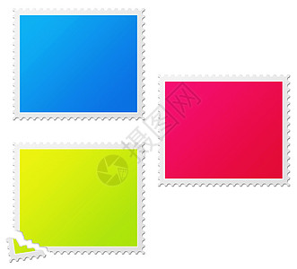 邮票印章邮戳邮资框架邮政标签明信片空白卡片贴纸背景图片