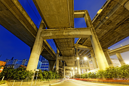 香港市交通夜公共汽车建筑首都小径场景旅行商业景观汽车戏剧性图片