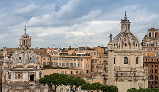意大利罗马 古城的空中景象图片
