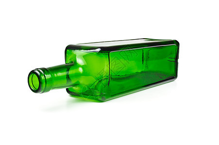 瓶装空白曲线食物玻璃白色水平瓶子反射回收图片