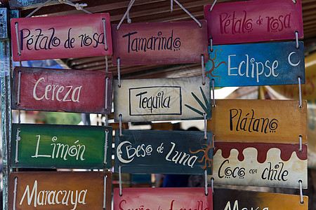 墨西哥街头零售商图片