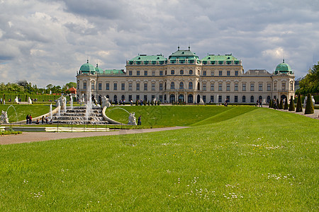 奥地利维恩贝尔韦德雷宫花园公园首都纪念碑住宅游客建筑花园旅游遗产城市图片