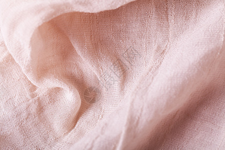 天然轻质松露白色纬线纺织品线程桌布粉色宏观组织编织纤维图片