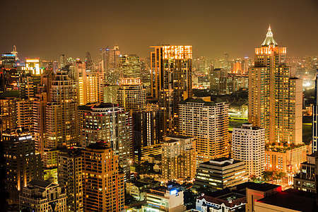 夜间曼谷天际图片