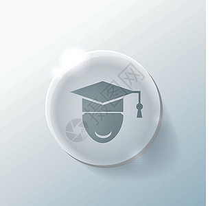 毕业帽子阿凡达流苏按钮大学阴影庆典玻璃学生学校网页学习背景图片