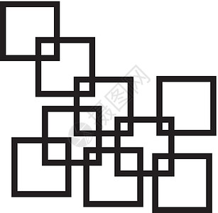含有方形建筑设计要素的抽象组成图文集创造力尺码科学立方体正方形墙纸艺术几何技术摄影背景图片