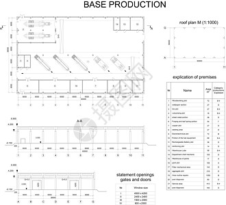 建筑物发动机公司的详细建筑图画设计图绘制图建筑学工业绘图绘画运输传奇尺寸蓝图项目图片