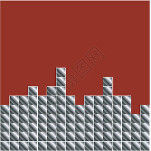 游戏背景技术地面立方体栗色插图墙纸数字积木活动金属图片