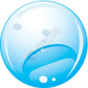 孤立投落标识圆圈海洋艺术环境水滴蓝色气泡药品水晶平衡图片