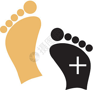 脚足护理标志图片