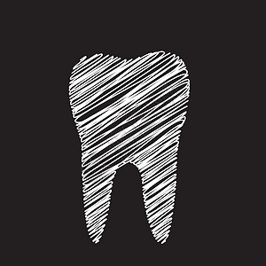 牙医的牙图表搪瓷标识凹痕生物学医院牙科空腔门牙保护商业图片